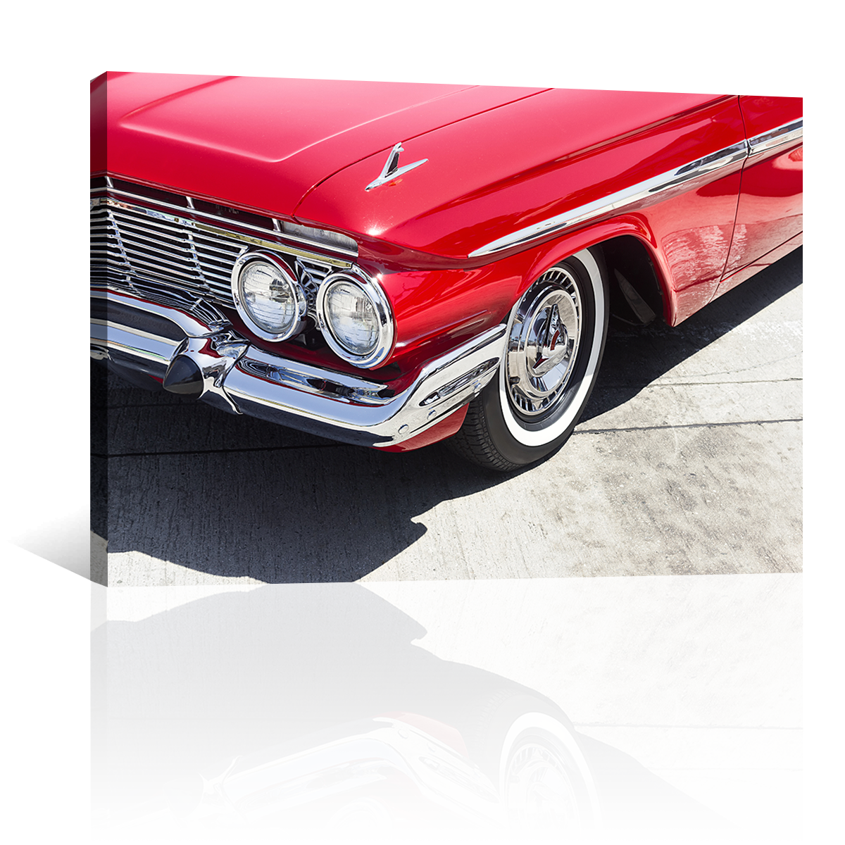 Faros De Auto Rojo Vintage
