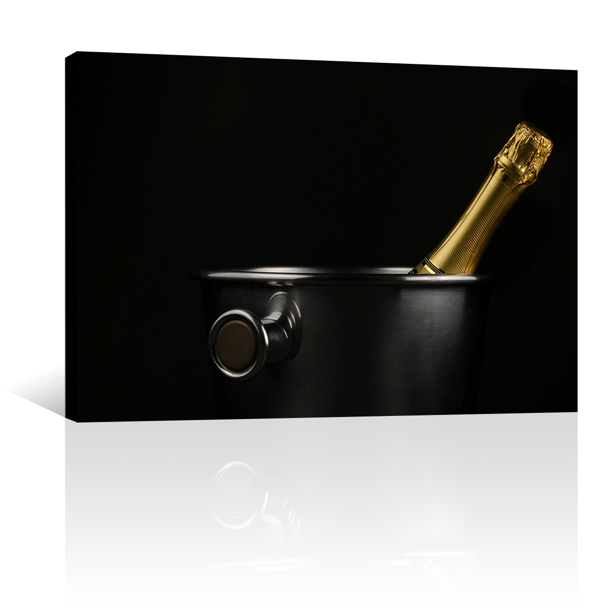 Vino Champagne Dentro De Cubetilla