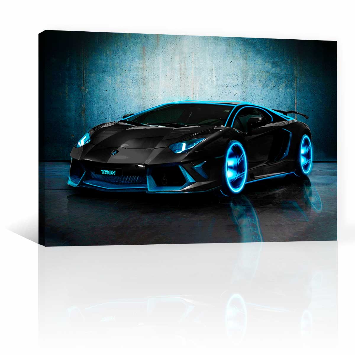 Lamborghini Azul Neon
