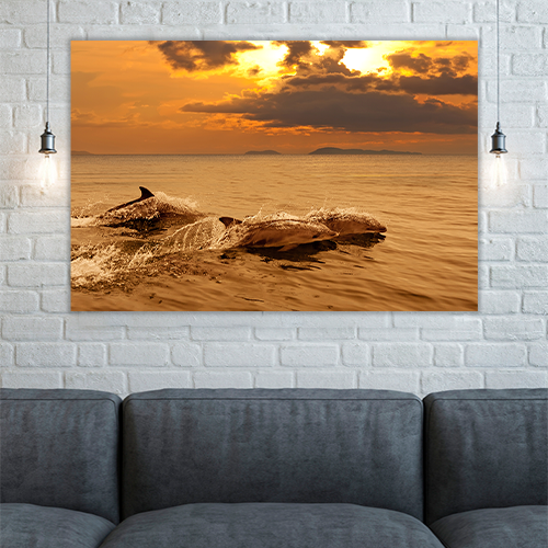 Playing in the sunset