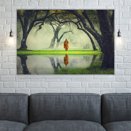 Monk in Deep Forest