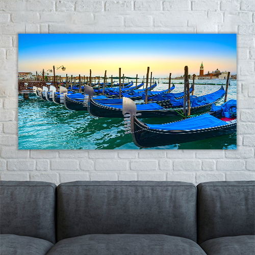 Gondola on sunset