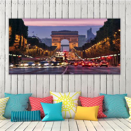 Champs Elysees at night