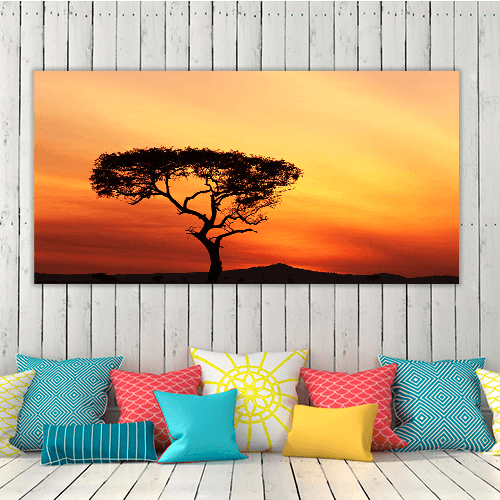Sunset in a Tree