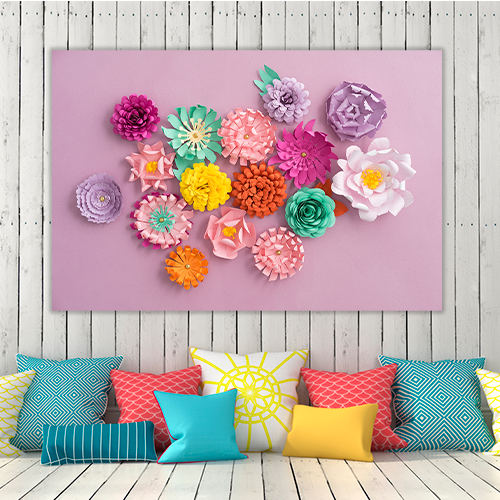 In colours