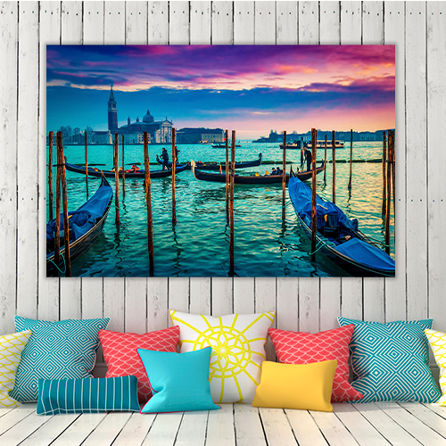 Sailing at sunset