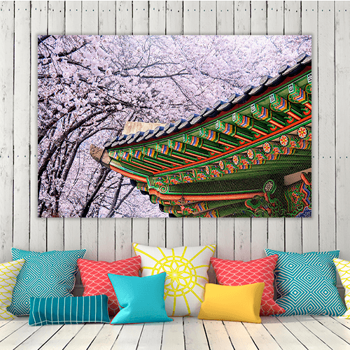 Palace with Cherry Blossom