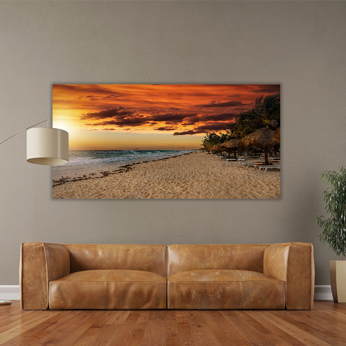 Cielo Dorado Sobre Tulum