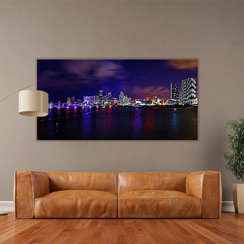 Miami Skyline at Night