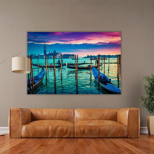 Sailing at sunset