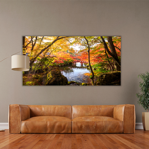 Autumn Park in Japan