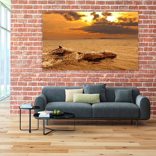 Playing in the sunset