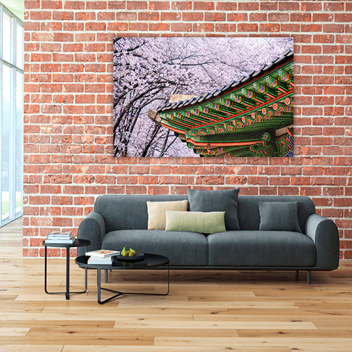 Palace with Cherry Blossom