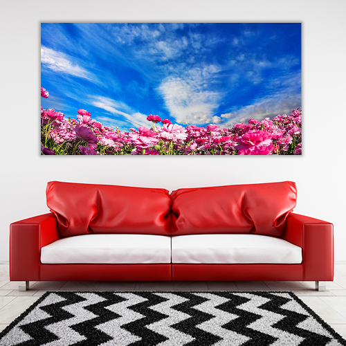 Cloudy and windy day in May