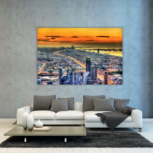 Sunset above Dubai