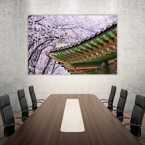 Palace with Cherry Blossom