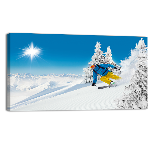 Skier on Piste