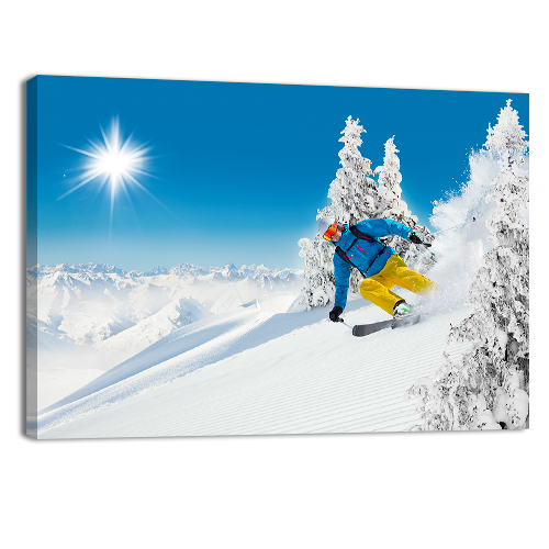 Skier on Piste