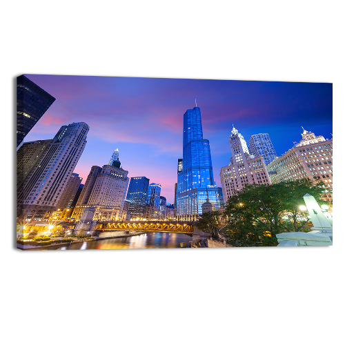 Downtown and Chicago River