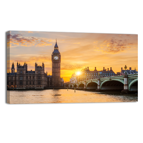 Big ben at sunset