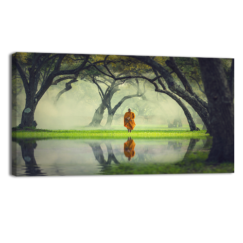 Monk in Deep Forest