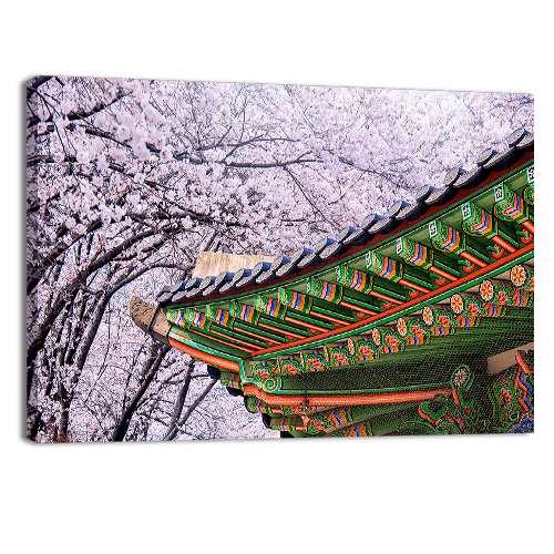 Palace with Cherry Blossom