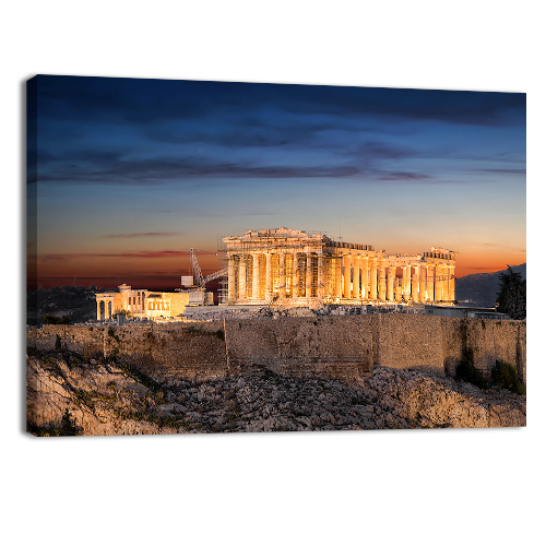 The Parthenon at the Acropolis of Athens