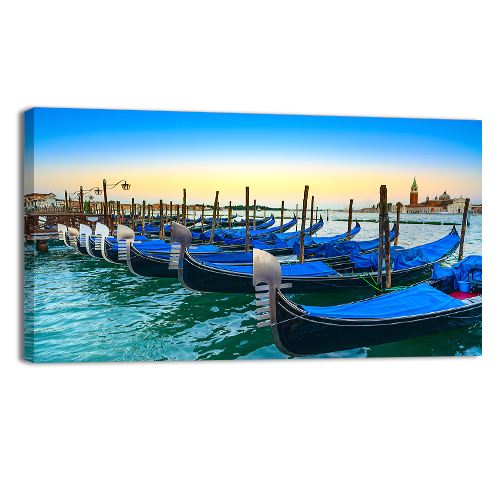 Gondola on sunset