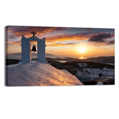 Sunset over the Aegean Sea