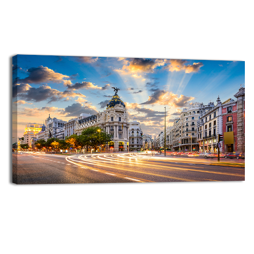 Calle de Alcala and Gran Via