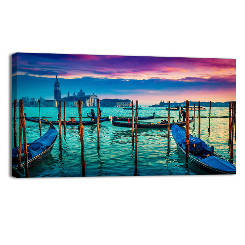 Sailing at sunset