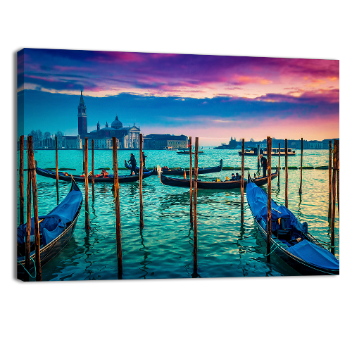 Sailing at sunset