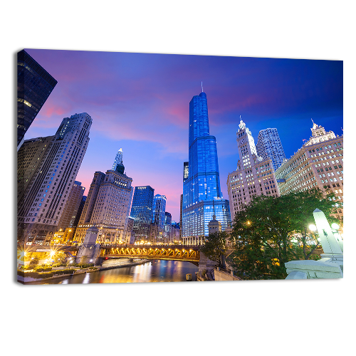 Downtown and Chicago River