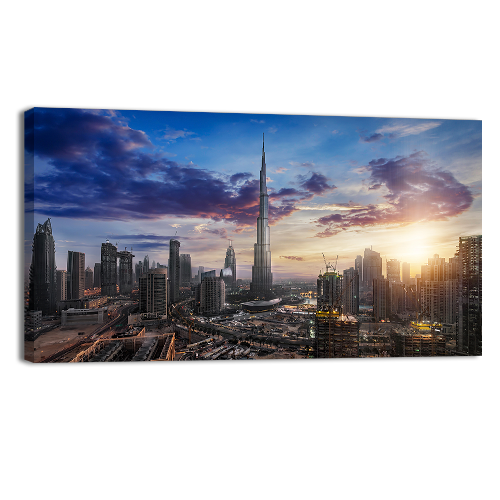 Sunrise over Downtown Dubai