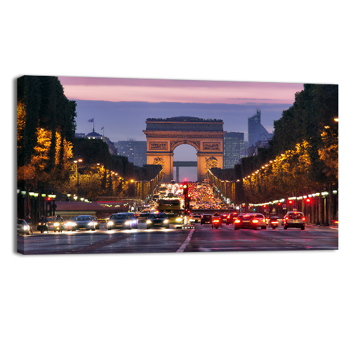 Champs Elysees at night