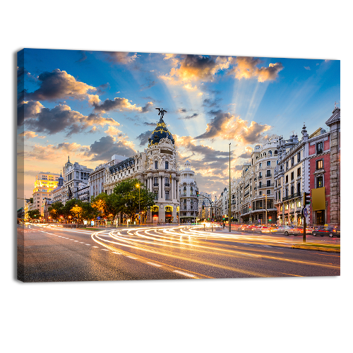 Calle de Alcala and Gran Via