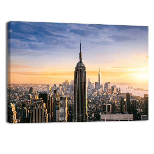 Skyscrapers at Sunset