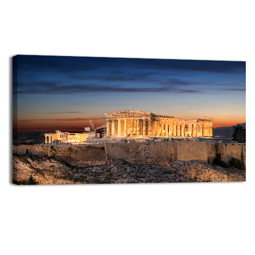The Parthenon at the Acropolis of Athens