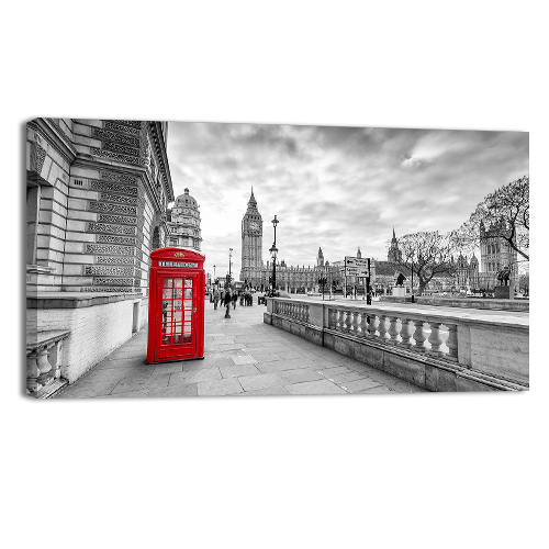 Red booth in London