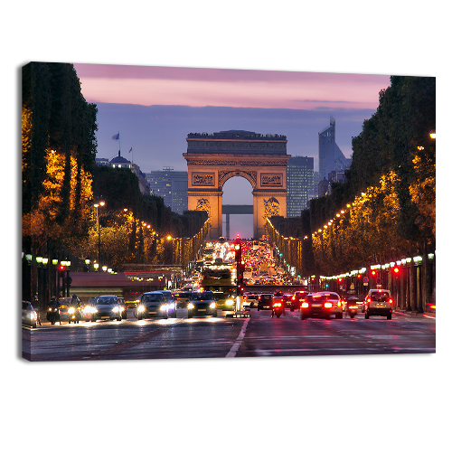Champs Elysees at night