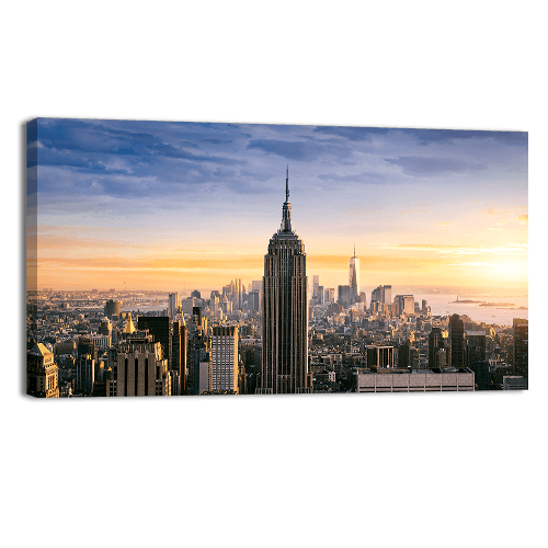 Skyscrapers at Sunset