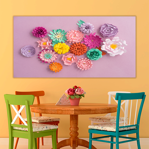 In colours