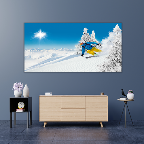 Skier on Piste