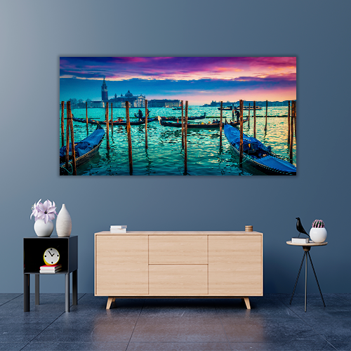 Sailing at sunset