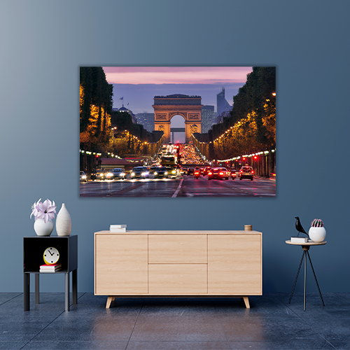 Champs Elysees at night
