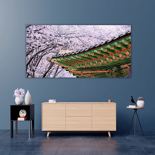 Palace with Cherry Blossom