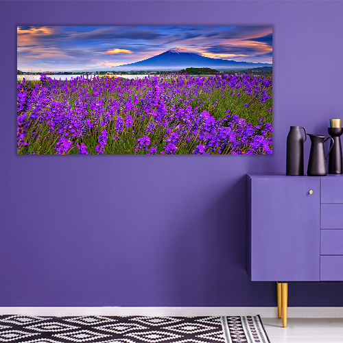 Fiji mountain and Lavander