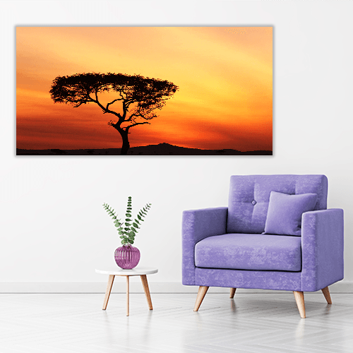Sunset in a Tree