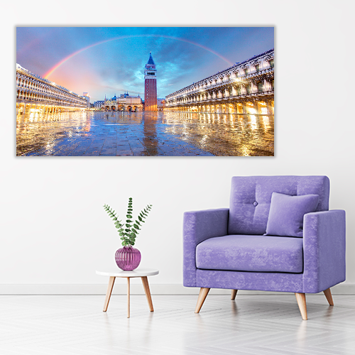 Plaza San Marco in rainbow