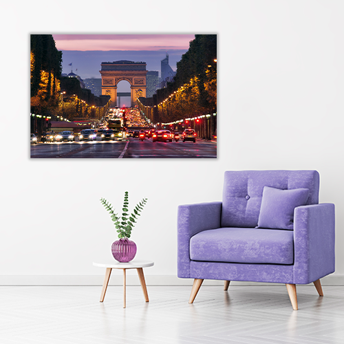 Champs Elysees at night